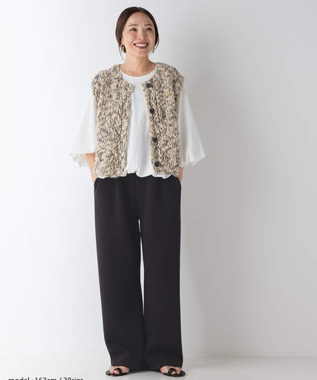 HAND SLUB MIX VEST [Y264-91129] / YENN