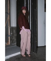サテンフロントタックパンツ 8653502  / Le Melange