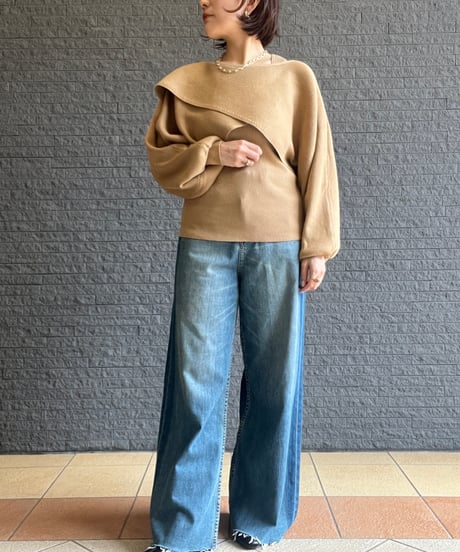 2WAYルーズレイヤードニット 2633411  / Ruxe