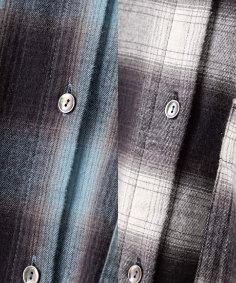 WASHED PLAID SHIRT [Y264-11123] / YENN