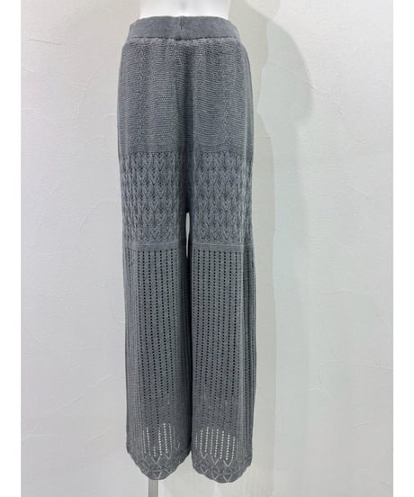 トリプルゲージニットワイド　710579　/ CYAN tokyo