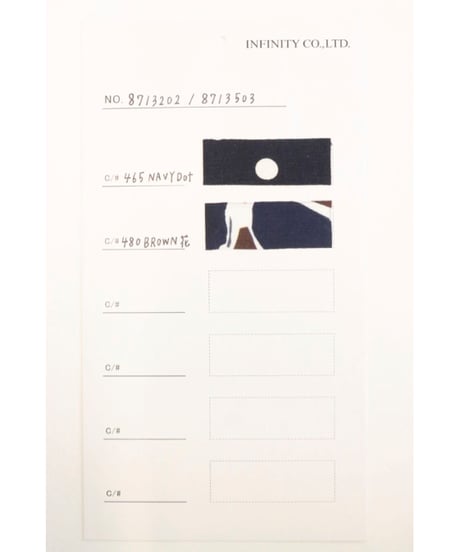ノーカラーシャツ　8713202   / LE MELANGE