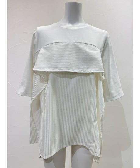サッカーストライプコンビTOPS　710585　/　CYAN tokyo