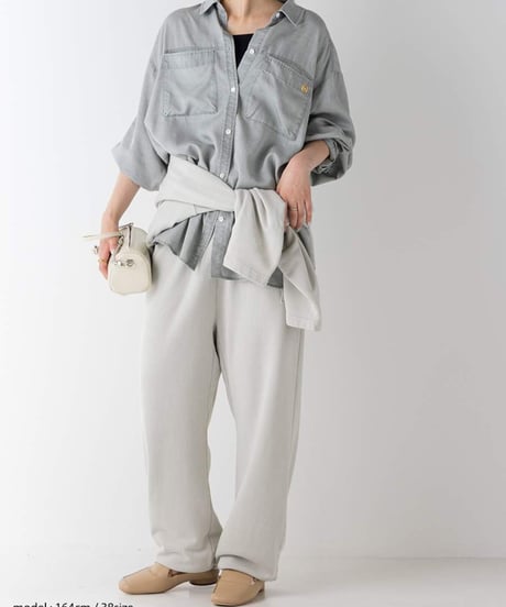 FADED OVERSIZE SHIRT [Y264-11134] / YENN