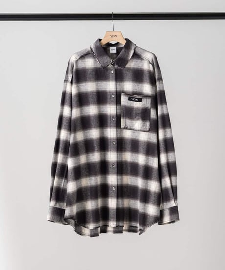 WASHED PLAID SHIRT [Y264-11123] / YENN