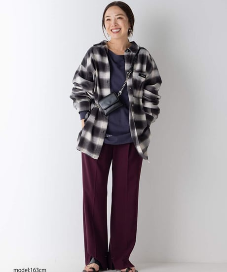 WASHED PLAID SHIRT [Y264-11123] / YENN