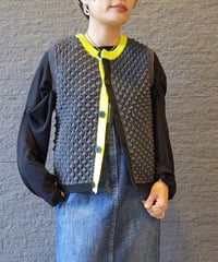 バイカラーベスト 37880/PaulineBleu