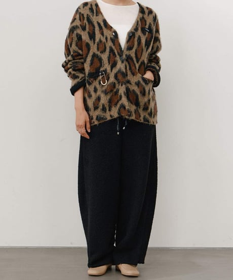 LEOPARD V NECK CD [Y264-92132] / YENN