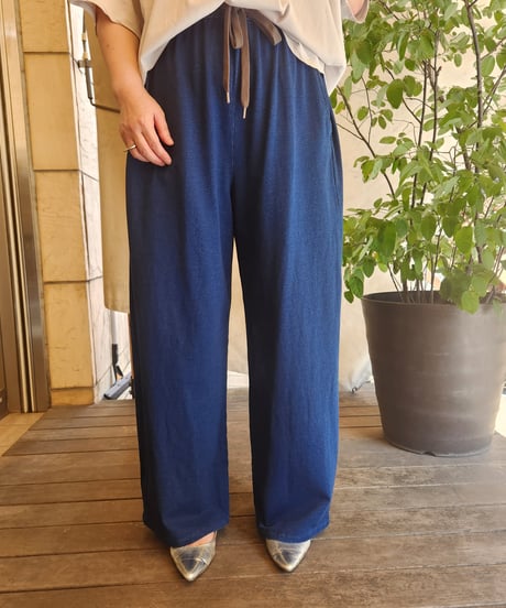 スウェットデニムバギーカーブパンツ 652-36501 / NUS
