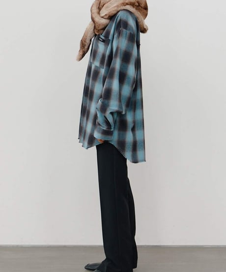 WASHED PLAID SHIRT [Y264-11123] / YENN