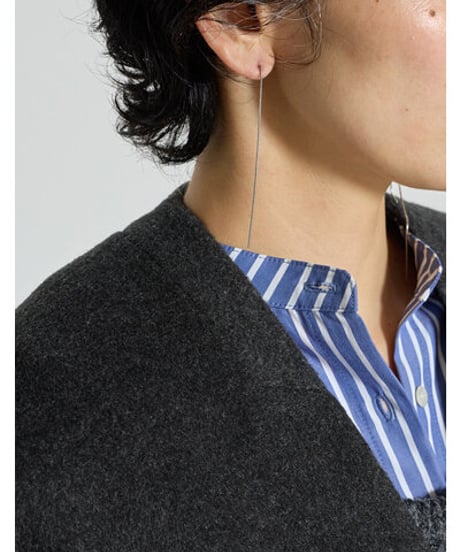 ステンレスチェーン2WAYピアス 0065-453SH  / CHIGNON