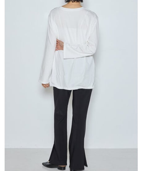 ワイヤーヘムPHOTOロンTEE  8465-441KO  / CHIGNON