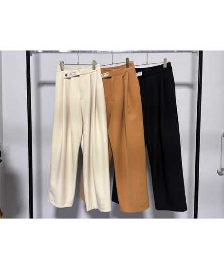 ウエストデザインタックパンツ MG PT-26126-A   / MARGAUX VINTAGE