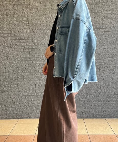 コンパクトデニムジャケット652-85577  / CLOCHE