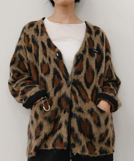 LEOPARD V NECK CD [Y264-92132] / YENN