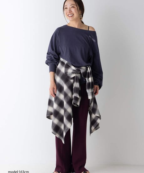 WASHED PLAID SHIRT [Y264-11123] / YENN