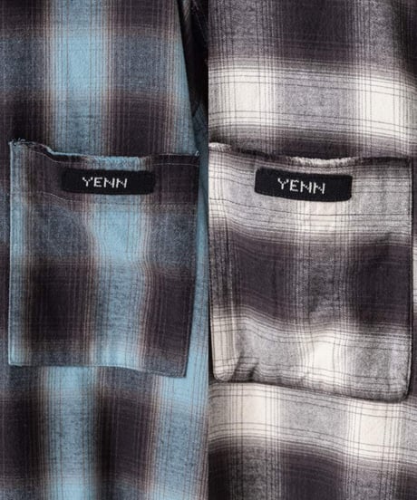 WASHED PLAID SHIRT [Y264-11123] / YENN