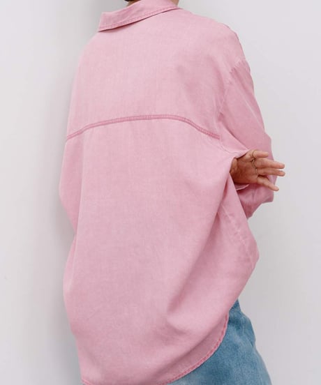 FADED OVERSIZE SHIRT [Y264-11134] / YENN