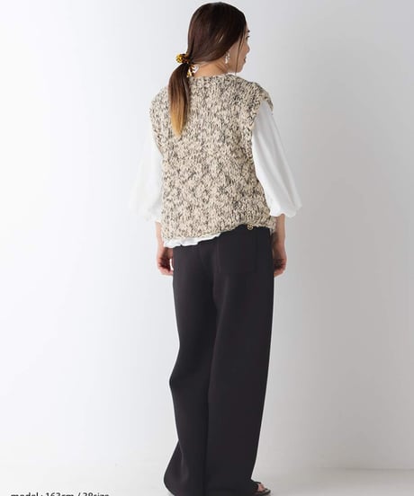 HAND SLUB MIX VEST [Y264-91129] / YENN