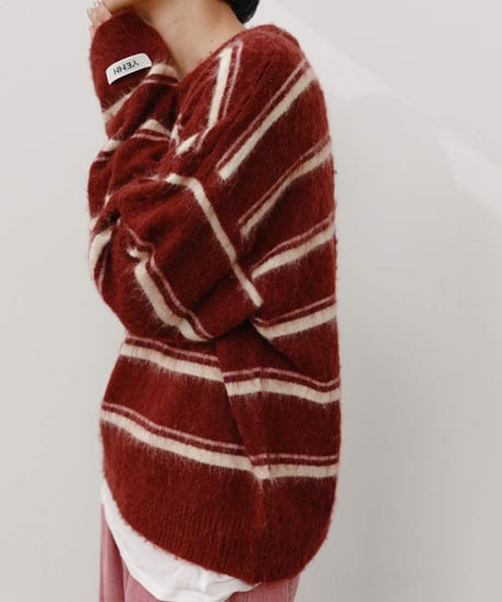 MULTI STRIPE KNIT PO [Y264-92133] / YENN