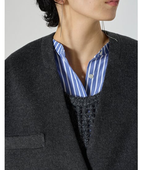 ステンレスチェーン2WAYピアス 0065-453SH  / CHIGNON