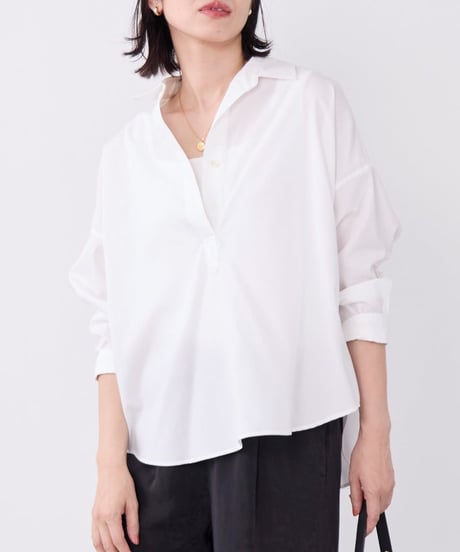 スキッパーデザインシャツ 0126301095   / Mica&Deal