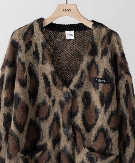 LEOPARD V NECK CD [Y264-92132] / YENN