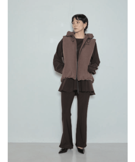 ブラッシュドフレアパンツ 3865-387GL  / CHIGNON