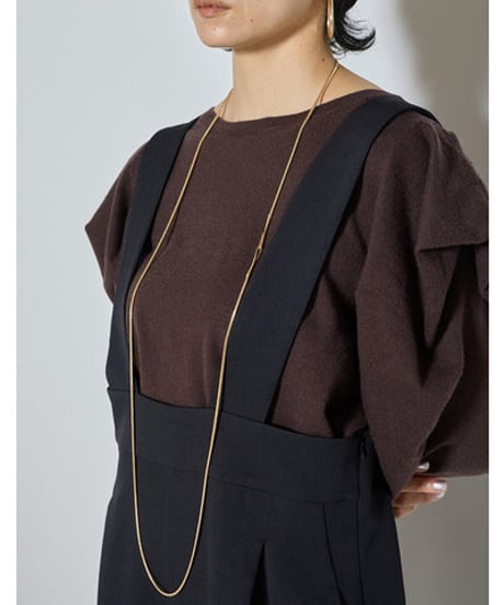 スネークチェーンラップネックレス　0065-457SH   / CHIGNON