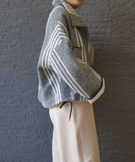 ウールツイードショートコート　2614212   / Lallia Mu
