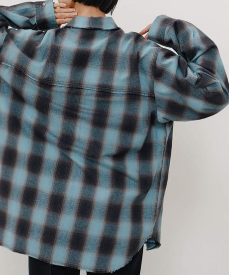 WASHED PLAID SHIRT [Y264-11123] / YENN