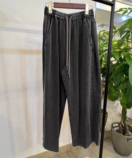 スウェットデニムバギーカーブパンツ 652-36501 / NUS