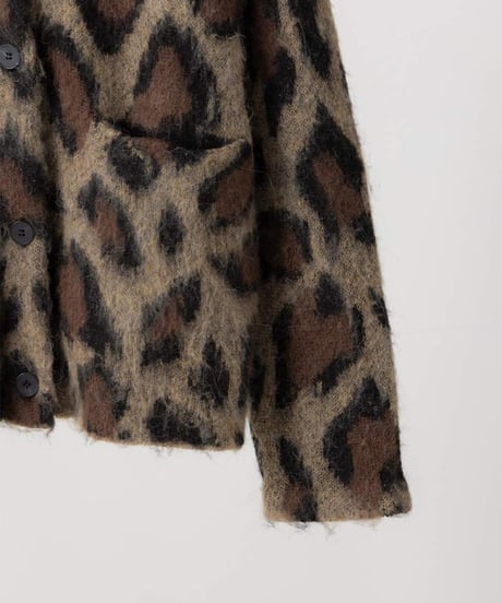 LEOPARD V NECK CD [Y264-92132] / YENN