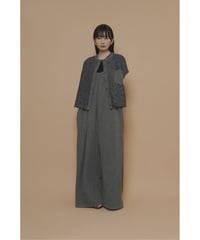 カットレースコンビフレンチシャツ　710586　/ CYAN tokyo