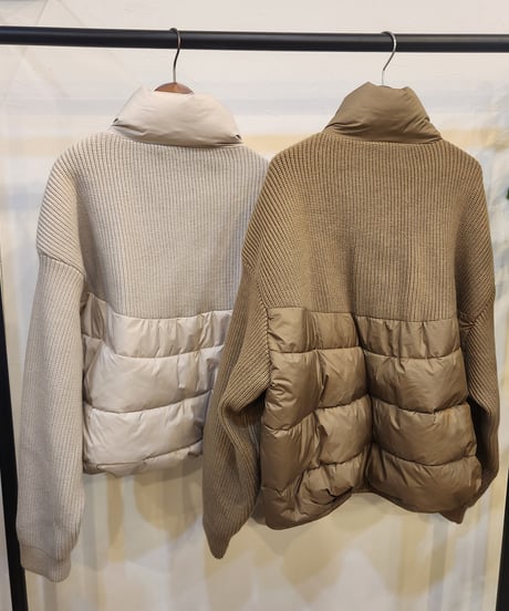 ニットドッキングスタンドネックジャケット　48079 / select