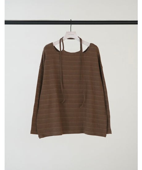 ボーダーチョーカーカットソー 8565-384NH   / CHIGNON