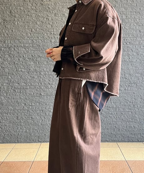 コンパクトデニムジャケット652-85577  / CLOCHE