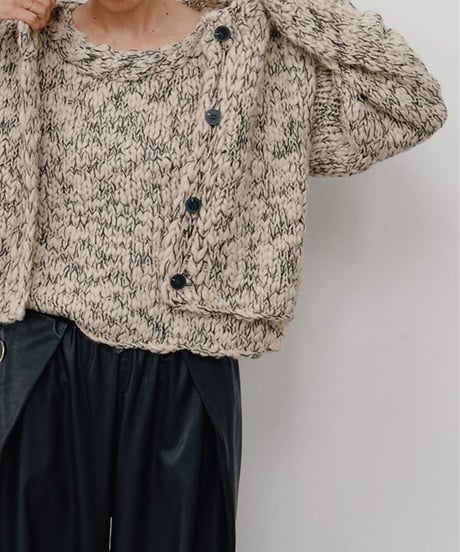 HAND SLUB MIX VEST [Y264-91129] / YENN