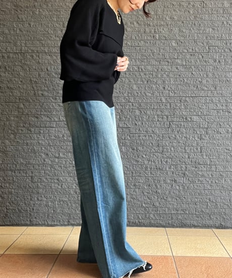 2WAYルーズレイヤードニット 2633411  / Ruxe