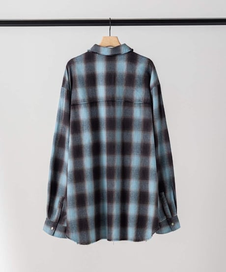 WASHED PLAID SHIRT [Y264-11123] / YENN