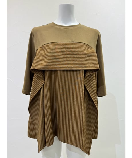 サッカーストライプコンビTOPS　710585　/　CYAN tokyo