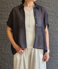メッシュフレンチスリーブシャツ 652-85756 / CLOCHE