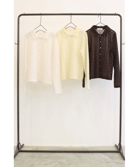 羽衿つきのカーディガン　8711101   / LE MELANGE