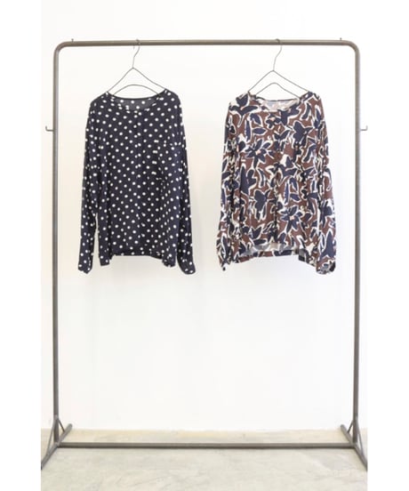 ノーカラーシャツ　8713202   / LE MELANGE