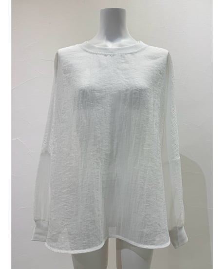 シアーリップルリブTOPS　710564　/ CYAN tokyo