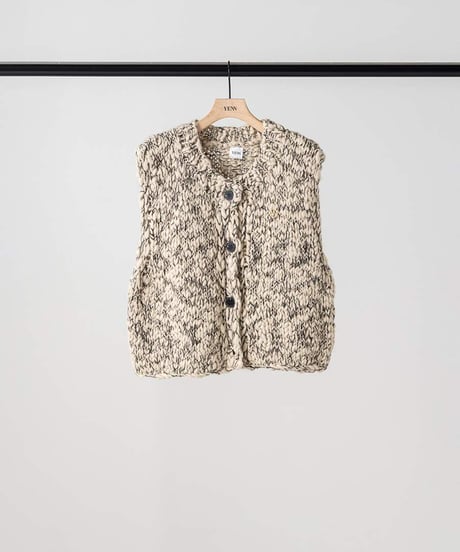 HAND SLUB MIX VEST [Y264-91129] / YENN