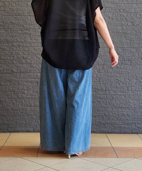 メッシュフレンチスリーブシャツ 652-85756 / CLOCHE