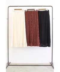 C/Nyレース 総レーススカート　8713302   / LE MELANGE