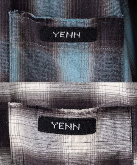 WASHED PLAID SHIRT [Y264-11123] / YENN