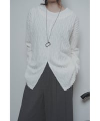 シャギージャガードレイヤーTOPS 607525   / CYAN tokyo